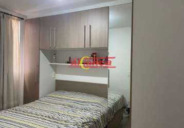 Apartamento com 2 dormitórios à venda, 47m²  reformando - vila bremen - guarulhos/sp