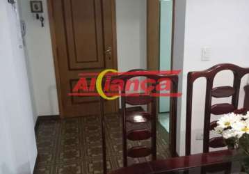 Apartamento com 2 dormitórios à venda, 70 m² - vila galvão ? guarulhos/sp