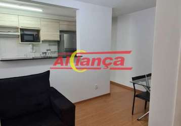 Apartamento com 2 quartos semi mobiliado à venda, 44m² no gopoúva em guarulhos, sp