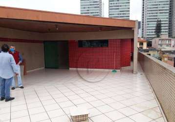 Cobertura com 1 dormitório para alugar, 60 m² por r$ 2.620,00/mês - jardim do mar - são bernardo do campo/sp