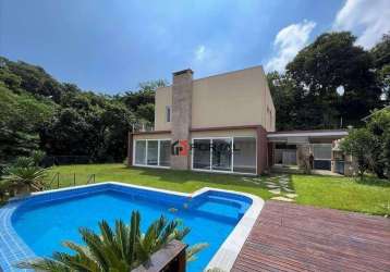 Casa com 4 dormitórios, 493 m² - venda por r$ 2.690.000,00 ou aluguel por r$ 19.932,20/mês - granja viana - carapicuíba/sp