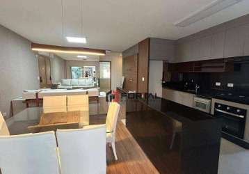 Apartamento com 3 dormitórios para alugar, 132 m² por r$ 9.000,00/mês - granja viana - cotia/sp