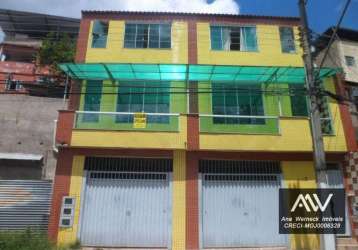 4 casas com 5 dormitórios (ao todo)  à venda, 300 m² por r$ 500.000 - nossa senhora aparecida - juiz de fora/mg