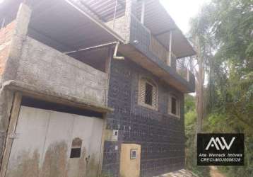 Casa com 2 dormitórios à venda, 50 m² por r$ 170.000,00 - caete - caeté/mg