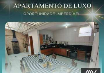 Apartamento garden com 4 dormitórios à venda, 200 m² por r$ 435.000,00 - manoel honório - juiz de fora/mg