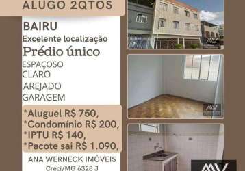 Apartamento com 2 dormitórios para alugar, 60 m² por r$ 1.090,00/mês - bairu - juiz de fora/mg