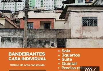 Casa com 3 dormitórios à venda, 100 m² por r$ 310.000,00 - bandeirantes - juiz de fora/mg