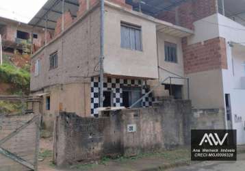 Casa com 4 dormitórios à venda, 110 m² por r$ 110.000,00 - milho branco - juiz de fora/mg