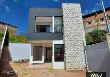 Casa com 3 dormitórios à venda, 120 m² por r$ 450.000,00 - ipiranga  - juiz de fora/mg