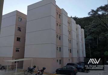 Apartamento com 2 dormitórios à venda, 52 m² por r$ 145.000,00 - borboleta - juiz de fora/mg