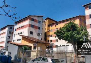 Apartamento com 2 dormitórios à venda, 50 m² por r$ 110.000,00 - retiro - juiz de fora/mg