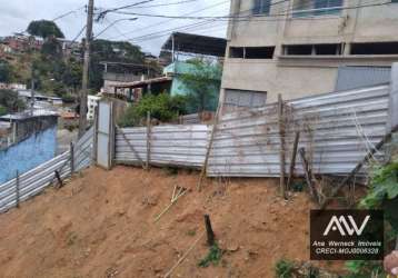 Terreno à venda, 585 m² por r$ 80.000 de entrada- costa carvalho - juiz de fora/mg