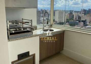 Cobertura com 3 dormitórios à venda, 227 m² por r$ 1.600.000,00 - centro - santo andré/sp