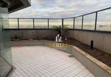 Cobertura com 3 dormitórios, 235 m² - venda por r$ 1.300.000,00 ou aluguel por r$ 10.050,00/mês - barcelona - são caetano do sul/sp