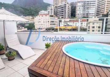 Cobertura com 3 quartos à venda na avenida visconde de albuquerque, leblon, rio de janeiro, 216 m2 por r$ 6.000.000