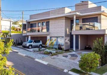 Casa com 6 dormitórios à venda, 529 m² por r$ 3.390.000,00 - condomínio terras de atibaia i - atibaia/sp