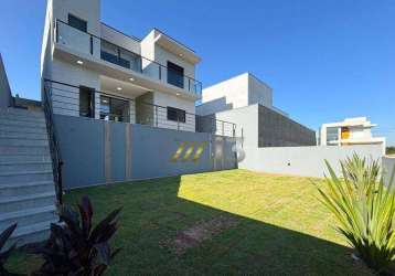 Casa com 4 dormitórios à venda, 207 m² por r$ 1.800.000,00 - condomínio greenfield - atibaia/sp