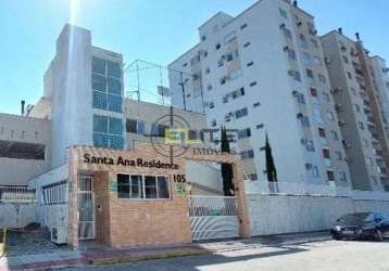 Apartamento à venda, semi-mobiliado com 02 dormitórios, sacada conjunta com a sala no caminho novo