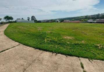 Terreno de esquina em condomínio à venda, 1.079 m² por r$ 1.056.000 condomínio saint patrick - sorocaba/sp