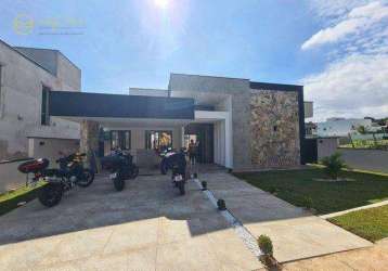 Casa nova de condomínio com 3 quartos, sendo 3 suítes, à venda, 225 m² por r$ 1.325.000 - condomínio residencial villa verona - sorocaba/sp