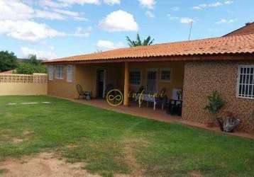 Chácara residencial com 3 dormitórios, sendo 1 suíte  à venda, 1000 m² por r$ 450.000 - vila bom jesus  - sorocaba/sp