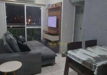 Apartamento com 2 dormitórios, sendo 1 suíte  à venda, 54 m² por r$ 260.000 - condomínio edifício vera cruz - sorocaba/sp