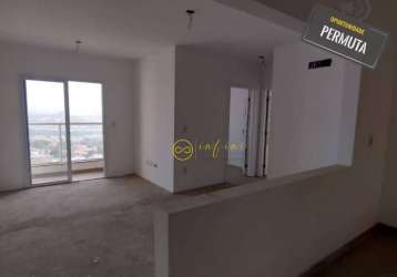 Apartamento novo com 2 quartos, sendo 1 suíte  à venda, 71 m² por r$ 510.000 - condomínio residencial terraza - sorocaba/sp