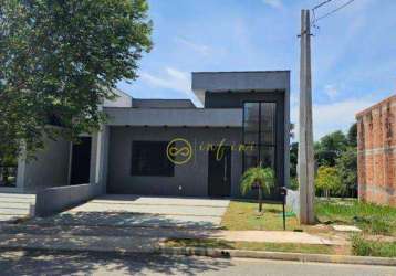 Casa nova de condomínio com 3 quartos, sendo 1 suíte  à venda, 106 m² por r$ 732.000 - condomínio terras de são francisco - sorocaba/sp