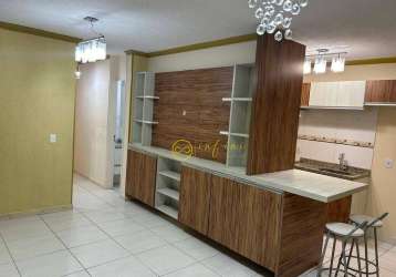 Apartamento com 3 quartos, sendo 1 suíte para alugar, 64 m² por r$ 2.100/mês - condomínio villa flora - votorantim/sp