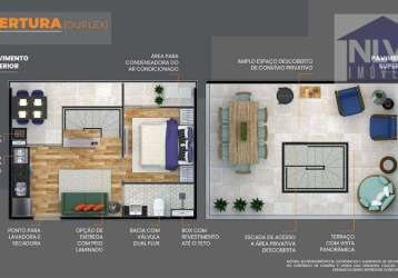 Cobertura com 1 dormitório à venda, 60 m² por r$ 516.266,00 - são miguel paulista - são paulo/sp