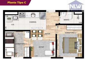 Apartamento à venda, 34 m² por r$ 266.000,00 - cidade antônio estevão de carvalho - são paulo/sp