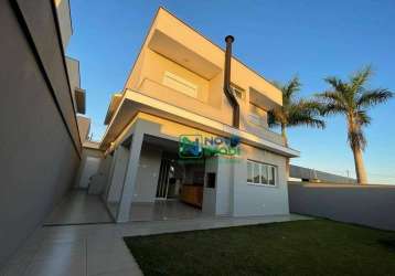 Casa com 4 dormitórios à venda, 200 m² por r$ 1.500.000,00 - loteamento residencial e comercial villa d'aquila - piracicaba/sp