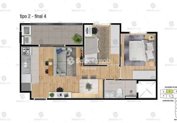 Apartamento na planta à venda, vila humaitá, santo andré, sp