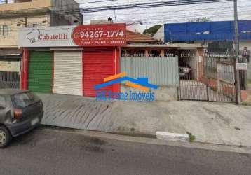 Terreno com casa na  vila osasco com  384m² -  osasco.