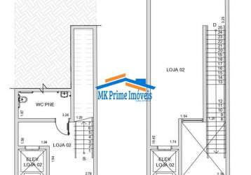 Loja comercial 79m² 2 andares p/ locação/venda av pompeia são paulo/sp