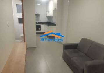 Apartamento 35m² com 2 dormitórios mobiliado - vila dos remedios/sp