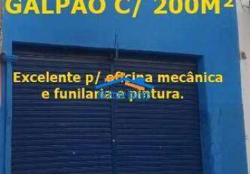 Galpão c/ 200m² no jaguaré p/ oficina mecânica de automóveis!