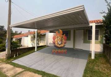 Casa com 2 dormitórios para alugar por r$ 2.005,00/mês - condomínio residencial villa del rey - sorocaba/sp