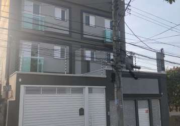 Linda cobertura para á  venda com 76m² com 02 dormitórios, no  bairro curuça - santo andré - sp