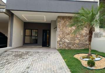 Linda casa térrea de 100m² de área construída, à venda no excelente condomínio villagio ipanema - sorocaba - sp