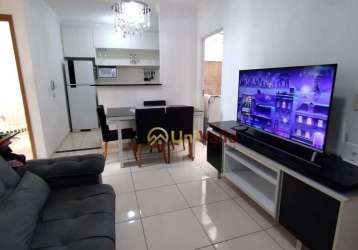 Apartamento com 2 dormitórios à venda, 42 m² por r$ 210.000 - parque senhor do bonfim - taubaté/sp