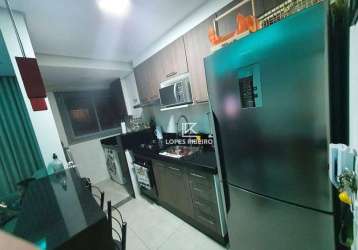 Apartamento com 2 dormitórios à venda, 50 m² por r$ 265.000 - parque residencial santa inês - santa bárbara d'oeste/sp