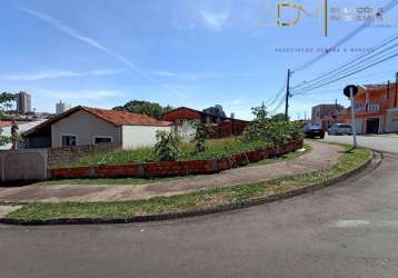 Terreno de esquina no jardim palos verdes em botucatu-sp