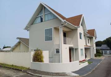 Casa em condomínio fechado com 3 quartos à venda na rua joão baptista groff, orleans, curitiba, 173 m2 por r$ 990.000