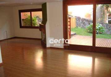 Casa com 3 dormitórios à venda, 167 m²  - bairro lago negro - gramado/rs