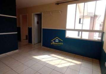 Apartamento com 2 dormitórios, 49 m² - venda por r$ 150.000,00 ou aluguel por r$ 1.050,00/mês - jardim monte das oliveiras - nova odessa/sp