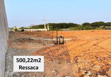 Terreno à venda, 500 m² por r$ 920.000 - ressaca - atibaia/sp