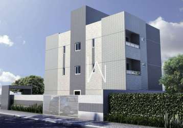 Apartamento com 2 dormitórios à venda por r$ 190.000 - josé américo de almeida - joão pessoa/pb