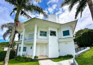 Casa em condomínio fechado com 5 quartos à venda na rodovia haroldo soares glavan, 929, cacupé, florianópolis, 513 m2 por r$ 3.700.000