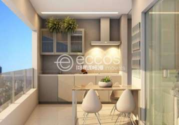 Apartamento à venda, 3 quartos, 1 suíte, cazeca - uberlândia/mg